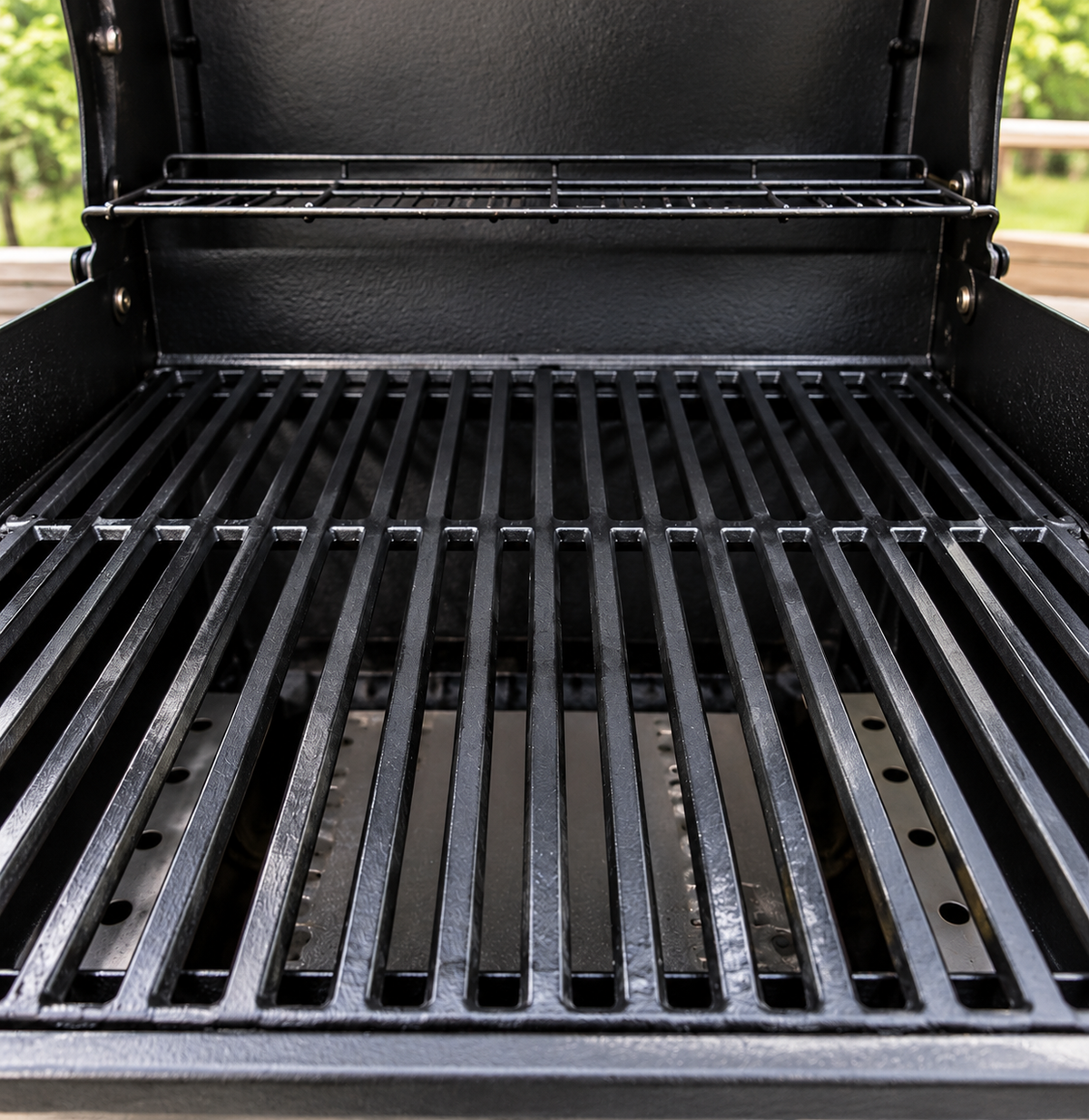 After: clean grill